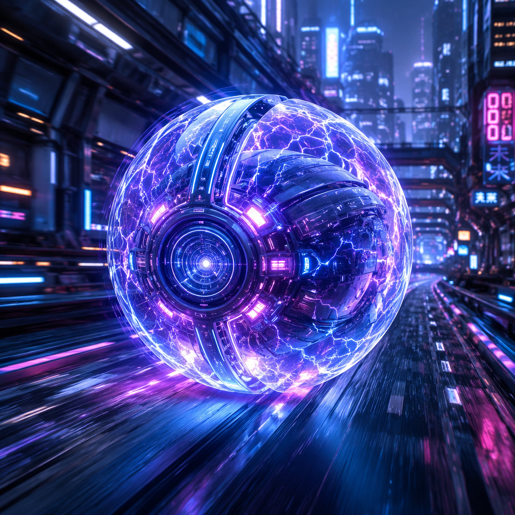 Futuristic orb